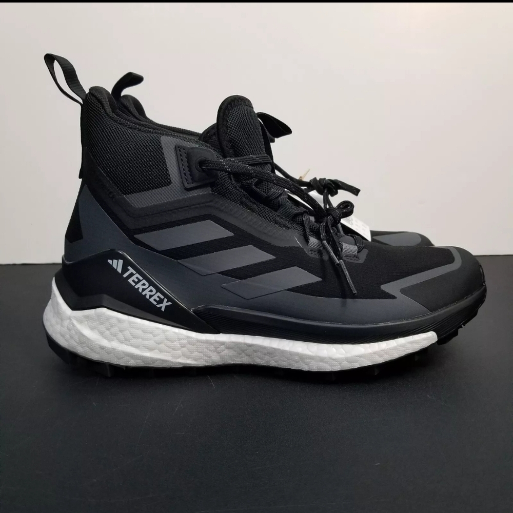 Adidas Size 9.5 Womens Terrex Free Hiker 2 Gore-Tex Black White Shoes HP7492